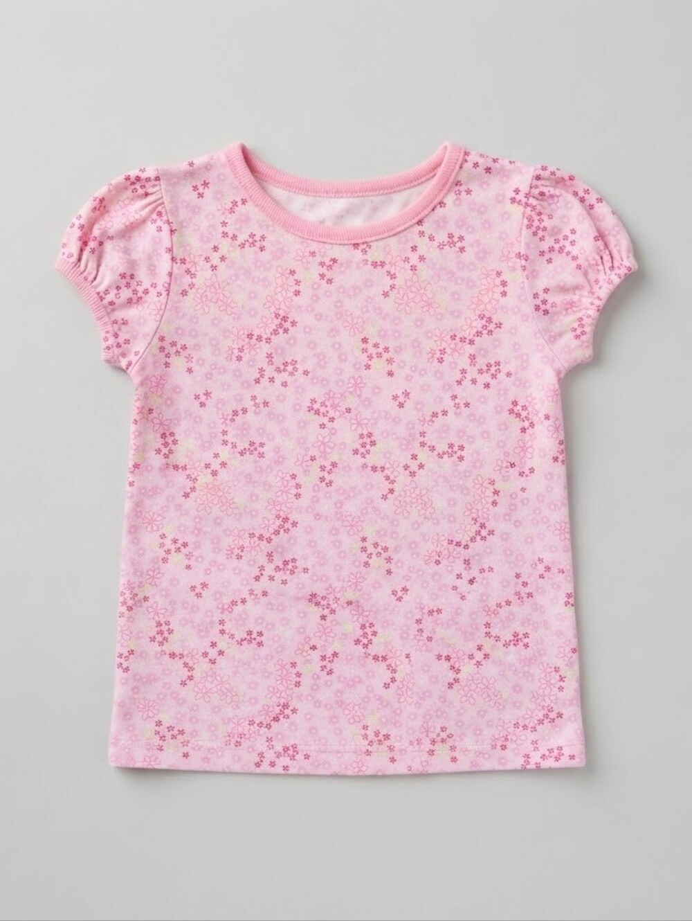 Carter's Toddler Girl Pink Floral Short Sleeve Top Shirt Size 2T